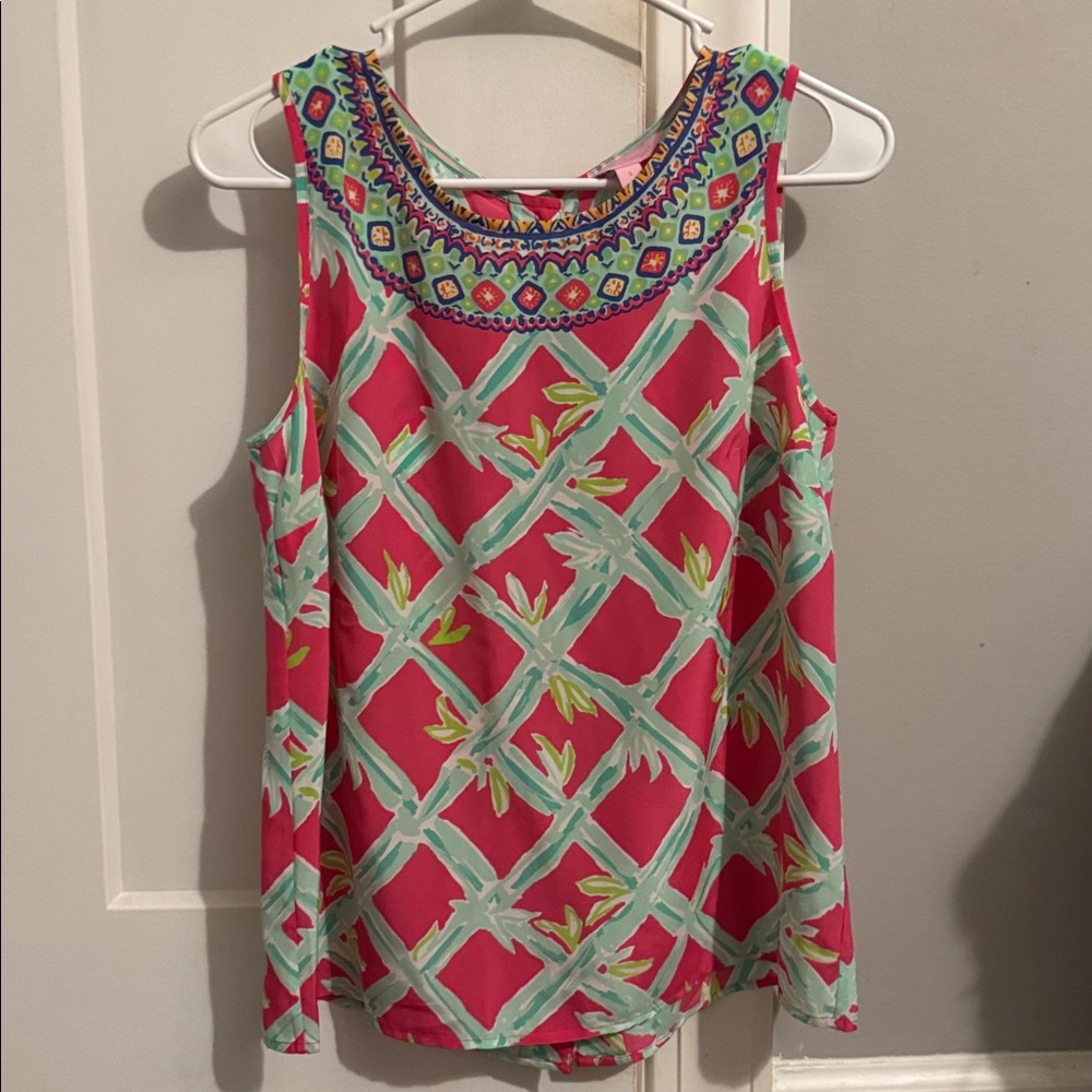 Lilly Pulitzer Multicolor Patterned Blouse